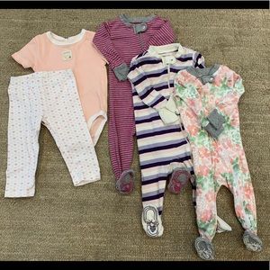 Burt’s Bees baby footed pjs, 100% organic cotton